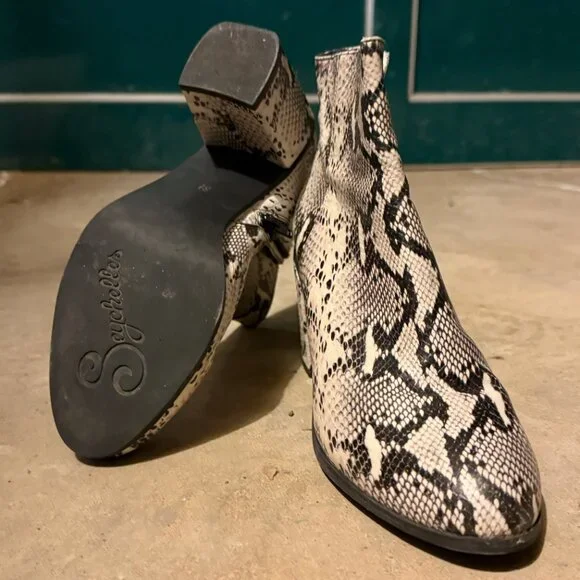 Seychelles Snake Leather Boots ~ 8.5 (NEW) - Picture 6 of 9